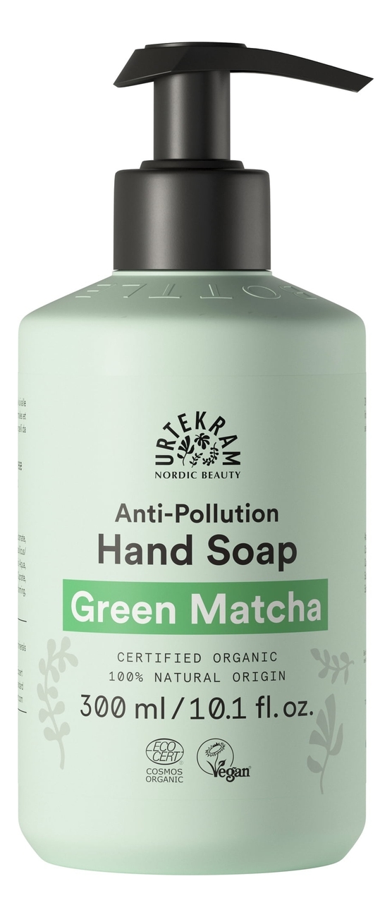 Жидкое мыло для рук с экстрактом зеленого чая Матча Organic Hand Soap Green Matcha: Мыло 300мл