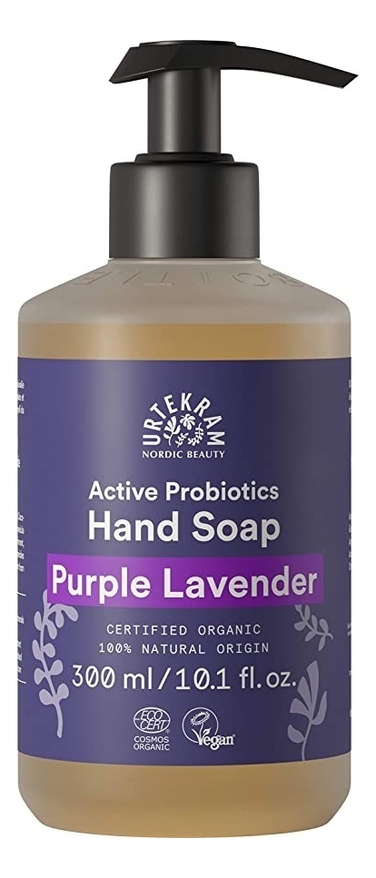 Жидкое мыло для рук с экстрактом пурпурной лаванды Organic Hand Soap Purple Lavender: Мыло 300мл