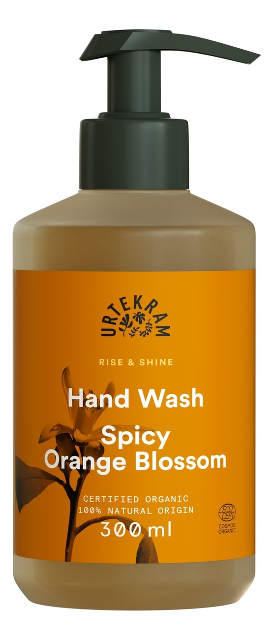 

Жидкое мыло для рук с экстрактом цветка пряного апельсина Organic Hand Wash Spicy Orange Blossom: Мыло 300мл, Жидкое мыло для рук с экстрактом цветка пряного апельсина Organic Hand Wash Spicy Orange Blossom