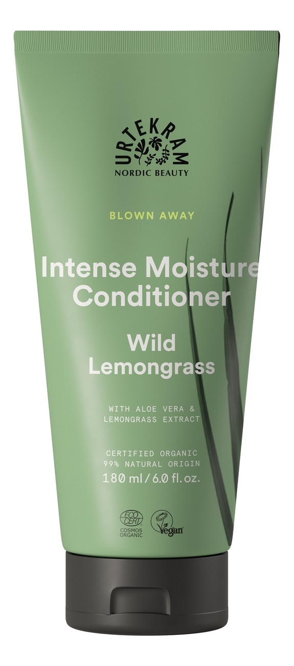 Купить Кондиционер для интенсивного увлажнения волос Intense Moisture Conditioner Wild Lemongrass: Кондиционер 180мл, Urtekram