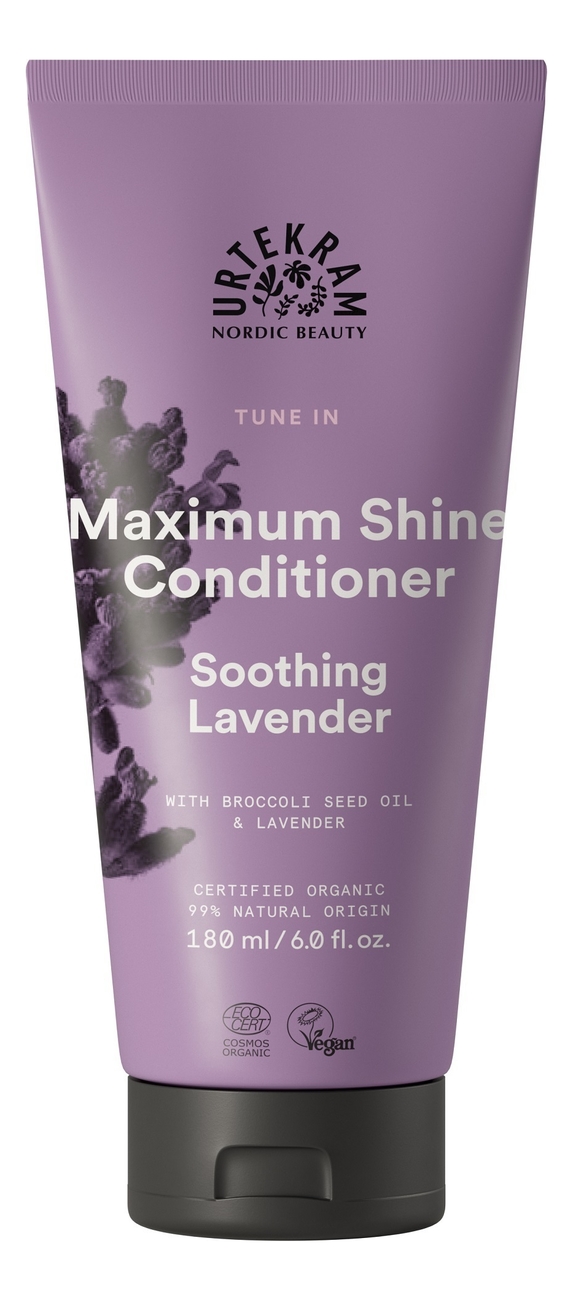 Купить Кондиционер для блеска волос Maximum Shine Conditioner Soothing Lavender: Кондиционер 180мл, Urtekram