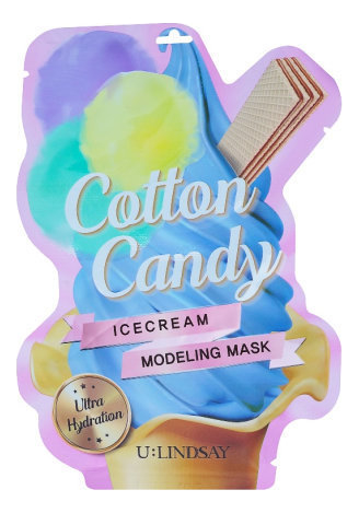 Моделирующая тканевая маска для лица с ароматом сахарной ваты Cotton Candy Ice Cream Modeling Mask 50г 5г 95₽