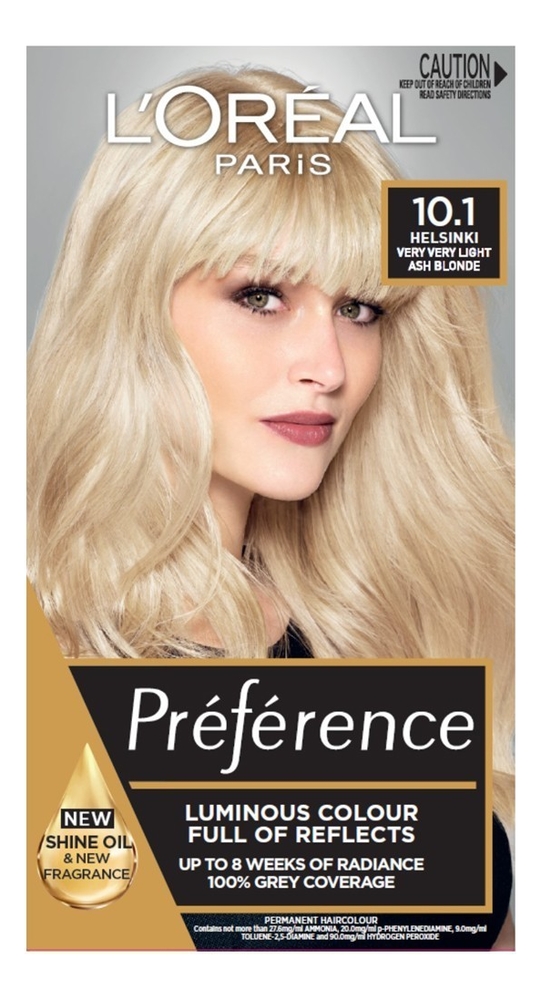 

Краска для волос Preference 270мл: 10.1 Хельсинки, Краска для волос Preference 270мл