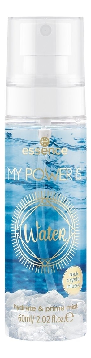

Увлажняющий спрей-праймер для лица My Power Is Hydrate & Prime Mist 60мл: Water, Увлажняющий спрей-праймер для лица My Power Is Hydrate & Prime Mist 60мл