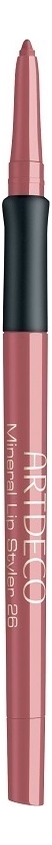 Минеральный карандаш для губ Mineral Lip Styler 0,4г: 26 Mineral Pink Waterflower