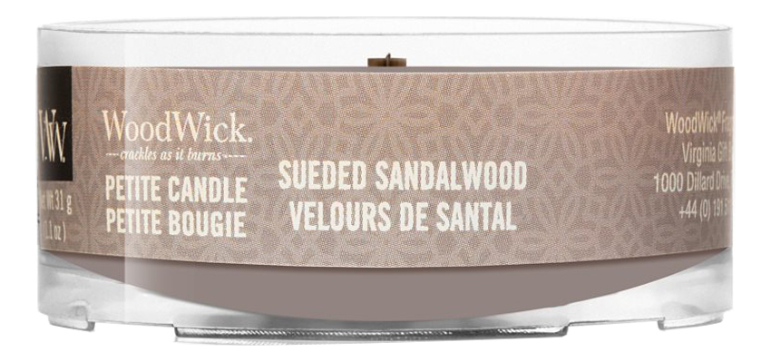 Ароматическая свеча Suede & Sandalwood: свеча 31г