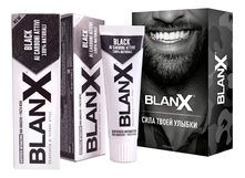 BlanX Набор зубных паст Сила твоей улыбки Black Charcoal 2*75мл