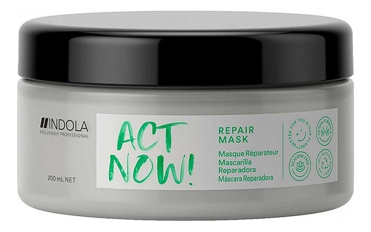 

Boccтaнaвливaющaя мacкa для волос Act Now! Repair Mask: Маска 200мл, Boccтaнaвливaющaя мacкa для волос Act Now! Repair Mask