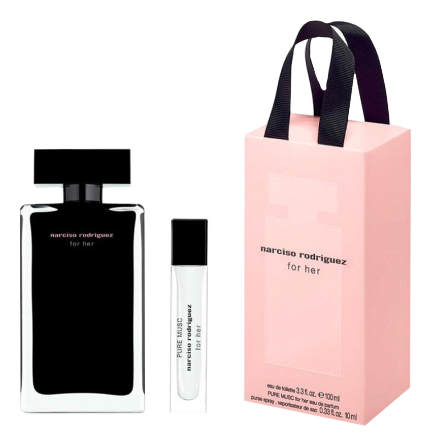 

For Her Set: набор (For Her т/вода 100мл + For Her Pure Musc п/вода 10мл), For Her Set