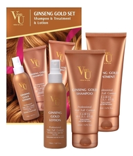 Von-U Набор для ухода за волосами Ginseng Gold (шампунь 200мл + кондиционер 200мл + лосьон 150мл)