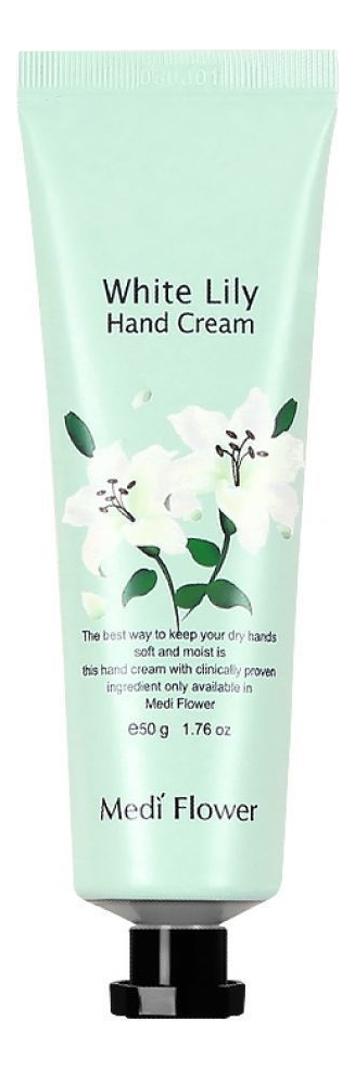 Крем для рук с ароматом белой лилии White Lily Hand Cream 50г 267₽