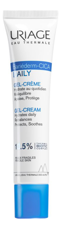 Увлажняющий гель-крем для ослабленной кожи Bariederm-Cica Daily Gel-Creme 40мл