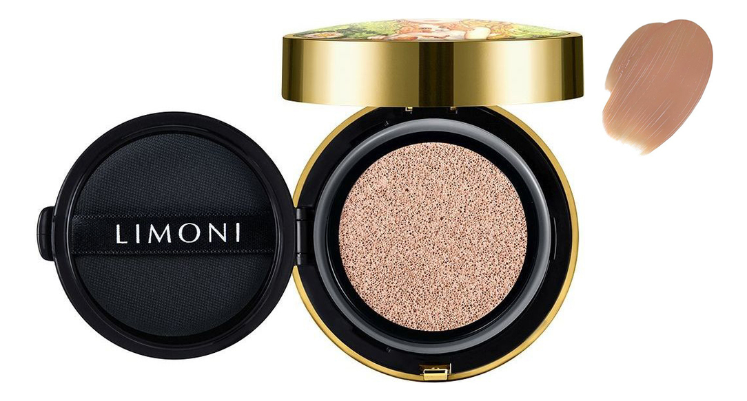 

Тональный флюид-кушон для лица All Stay Cover Cushion Puppy Princess SPF35 PA++ 15г: 03 Dark Medium, Тональный флюид-кушон для лица All Stay Cover Cushion Puppy Princess SPF35 PA++ 15г