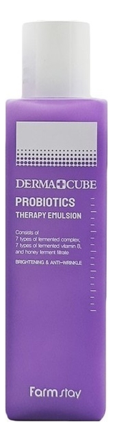 Осветляющая антивозрастная эмульсия для лица с пробиотиками Derma Cube Probiotics Therapy Emulsion 200мл осветляющая антивозрастная эмульсия для лица с пробиотиками derma cube probiotics therapy emulsion 200мл