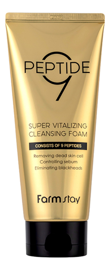 

Пенка для умывания с комплексом пептидов Peptide 9 Super Vitalizing Cleansing Foam 180мл