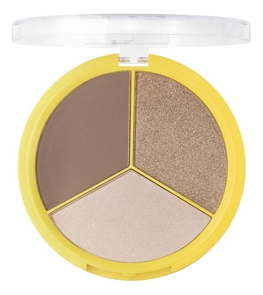 

Палетка для макияжа лица Fleur Du Soleil Contouring Palette 9г: No 1, Палетка для макияжа лица Fleur Du Soleil Contouring Palette 9г