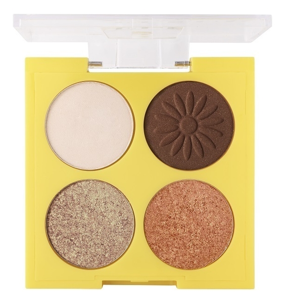 

Палетка теней для век Fleur Du Soleil Eyeshadow Palette 4,8г: No 1, Палетка теней для век Fleur Du Soleil Eyeshadow Palette 4,8г