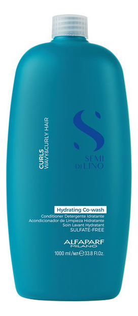 Очищающий кондиционер для кудрявых и вьющихся волос Semi Di Lino Curls Hydrating Co-Wash: Кондиционер 1000мл кондиционер для кудрявых и вьющихся волос semi di lino curls enhancing conditioner кондиционер 1000мл