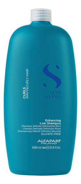 Купить Шампунь для кудрявых и вьющихся волос Semi Di Lino Curls Enhancing Low Shampoo: Шампунь 1000мл, Alfaparf Milano