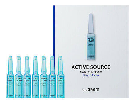 Ампульная эссенция для лица Гиалуроновая Active Source Hyaluron Ampoule: Эссенция 28*2мл