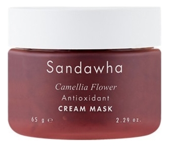 Антиоксидантная крем-маска на основе экстракта цветка камелии японской Camellia Flower Antioxidant Cream Mask 65г крем для лица на основе гидролата камелии японской camellia floral ultra rich hydrating water cream 60г