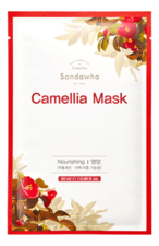 Sandawha Питательная тканевая маска для лица на основе экстракта камелии японской Camellia Noutrishing Mask 20мл