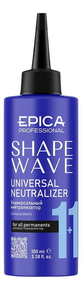 

Универсальный нейтрализатор для волос с протеинами злаковых культур Shape Wave Universal Neutralizer: Нейтрализатор 100мл, Универсальный нейтрализатор для волос с протеинами злаковых культур Shape Wave Universal Neutralizer