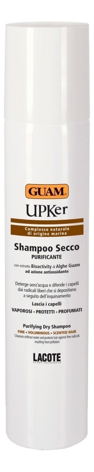 

Сухой шампунь для волос UPKer Shampoo Secco Purificante 200мл