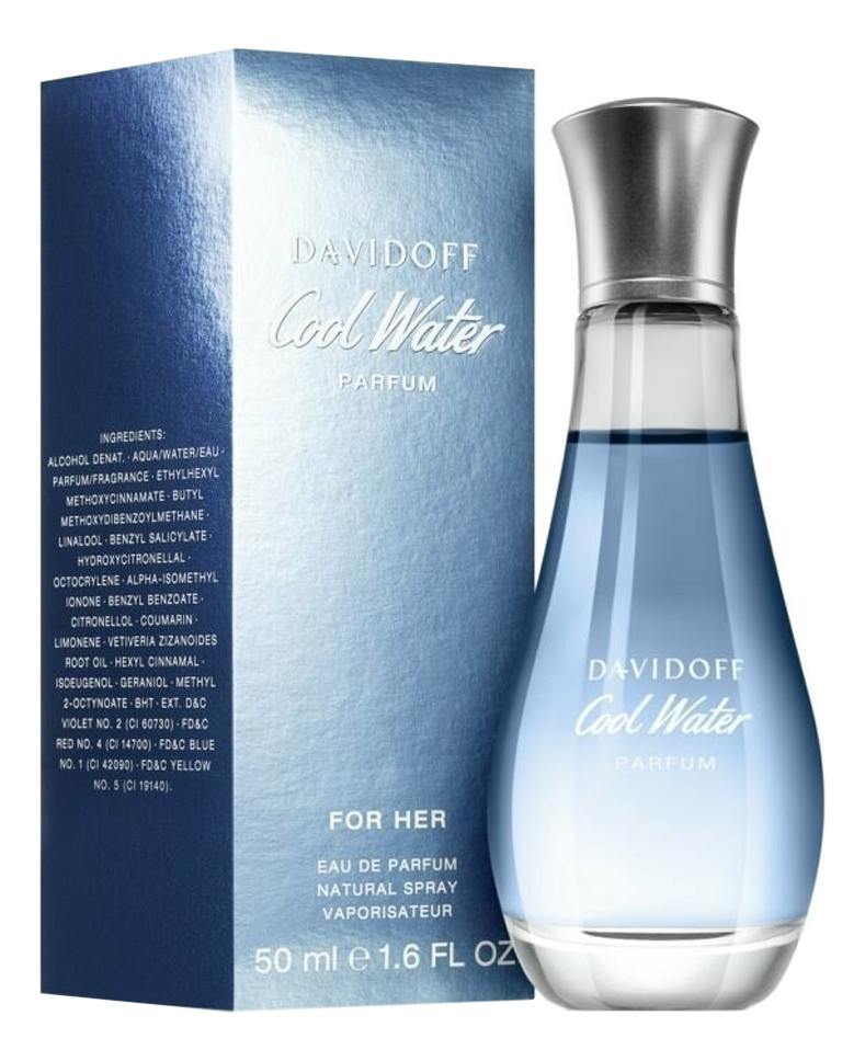 Купить Cool Water Parfum For Her: парфюмерная вода 50мл, Davidoff
