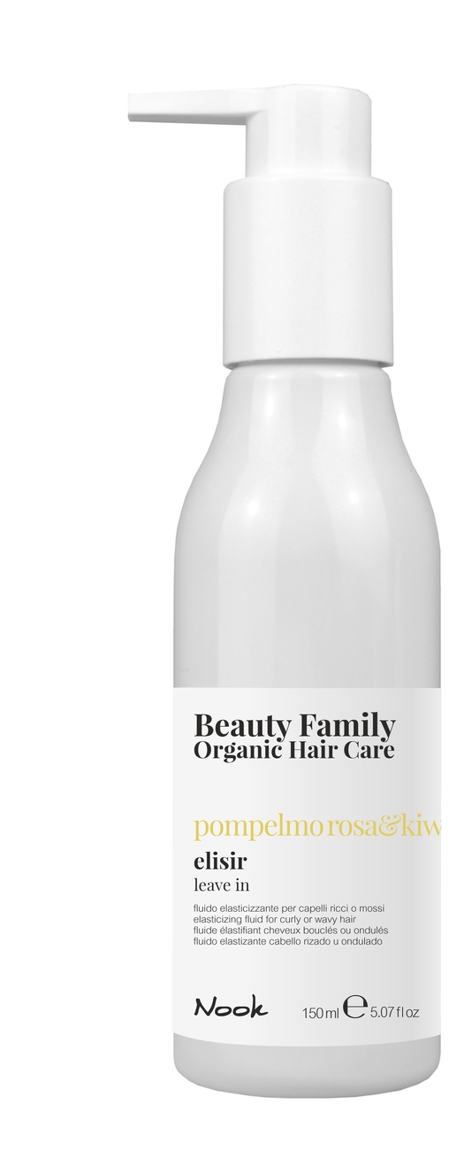 Восстанавливающий флюид для кудрявых или волнистых волос Beauty Family Elisir Pompelmo Rosa & Kiwi 150мл