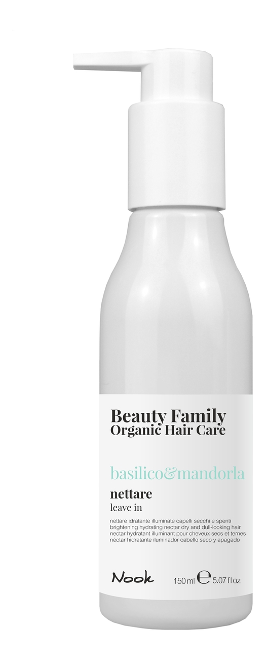 

Несмываемый нектар для сухих и тусклых волос Beauty Family Nettare Basilico & Mandorla 150мл