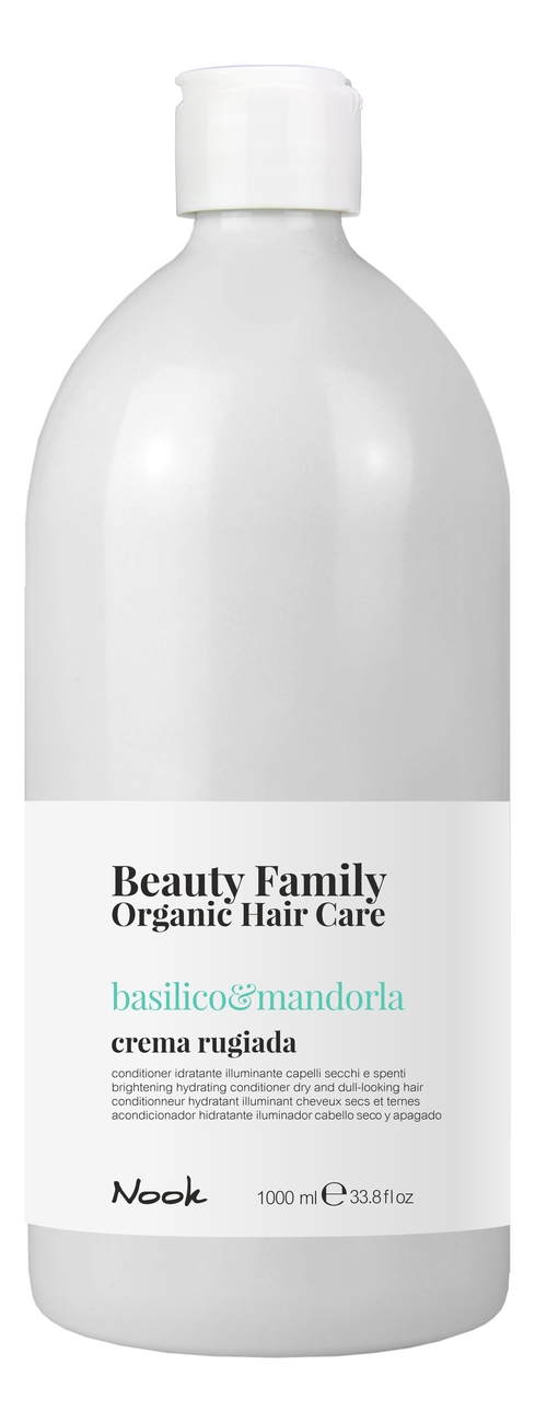 

Крем-кондиционер для сухих и тусклых волос Beauty Family Crema Rugiada Basilico & Mandorla: Крем-кондиционер 1000мл, Крем-кондиционер для сухих и тусклых волос Beauty Family Crema Rugiada Basilico & Mandorla