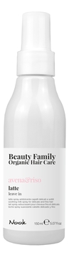 Успокаивающее молочко-спрей распутывающее для тонких и ломких волос Beauty Family Latte Avena & Riso 150мл
