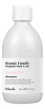 Nook Успокаивающий шампунь для тонких и ломких волос Beauty Family Shampoo Avena & Riso