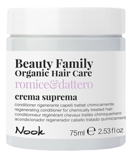 Nook Восстанавливающий крем-кондиционер для химически обработанных волос Beauty Family Crema Suprema Romice & Dattero