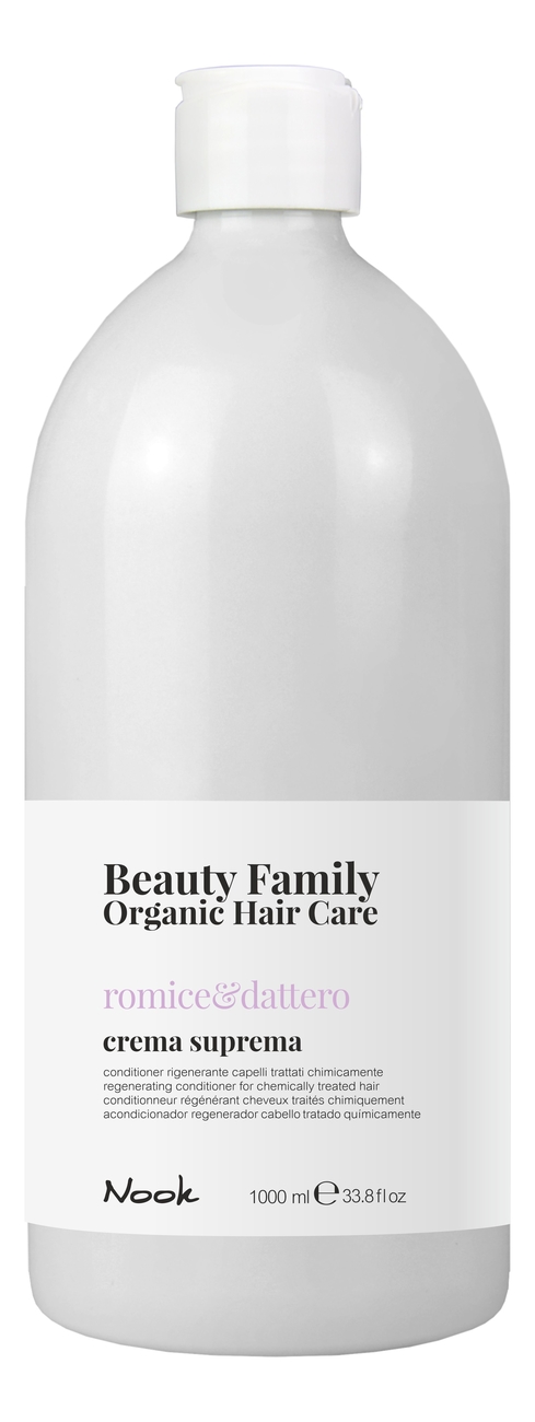 Восстанавливающий шампунь для химически обработанных волос Beauty Family Shampoo Romice & Dattero: Шампунь 1000мл шампунь восстанавливающий для химически обработанных волос nook romice
