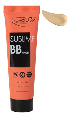 BB крем для лица влагостойкий Cream Sublime 30мл: No 02 bb крем для лица влагостойкий cream sublime 30мл no 01