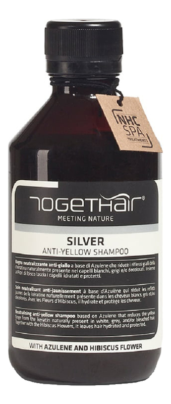 Шампунь против желтизны осветленных и седых волос Silver Anti-Yellow Shampoo: Шампунь 250мл