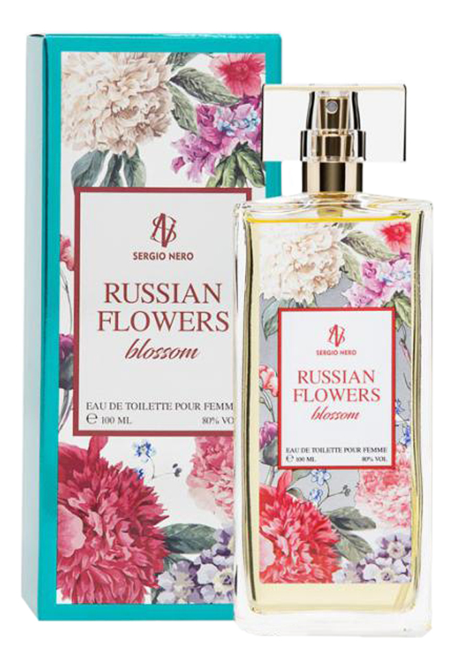 

Russian Flowers Blossom: туалетная вода 100мл, Russian Flowers Blossom