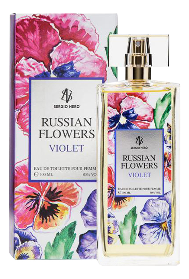 Russian Flowers Violet: туалетная вода 100мл