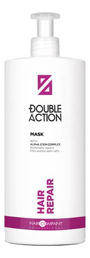 Восстанавливающая маска для волос Double Action Hair Repair Mask: Маска 1000мл восстанавливающая маска для волос double action hair repair mask маска 250мл