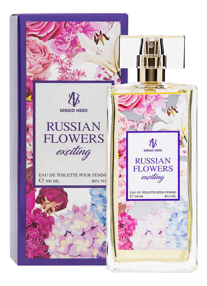 Russian Flowers Exciting: туалетная вода 100мл