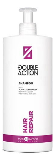 Восстанавливающий шампунь для волос Double Action Hair Repair Shampoo: Шампунь 1000мл