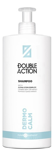 Купить Смягчающий шампунь для волос Double Action Dermo Calm Shampoo: Шампунь 1000мл, Hair Company