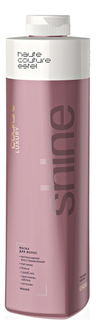 

Маска для волос Haute Couture Luxury Shine: Маска 1000мл, Маска для волос Haute Couture Luxury Shine