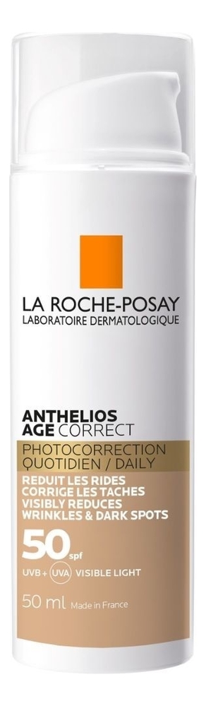 Антивозрастной солнцезащитный СС-крем для лица Anthelios Age Correct SPF50 50мл