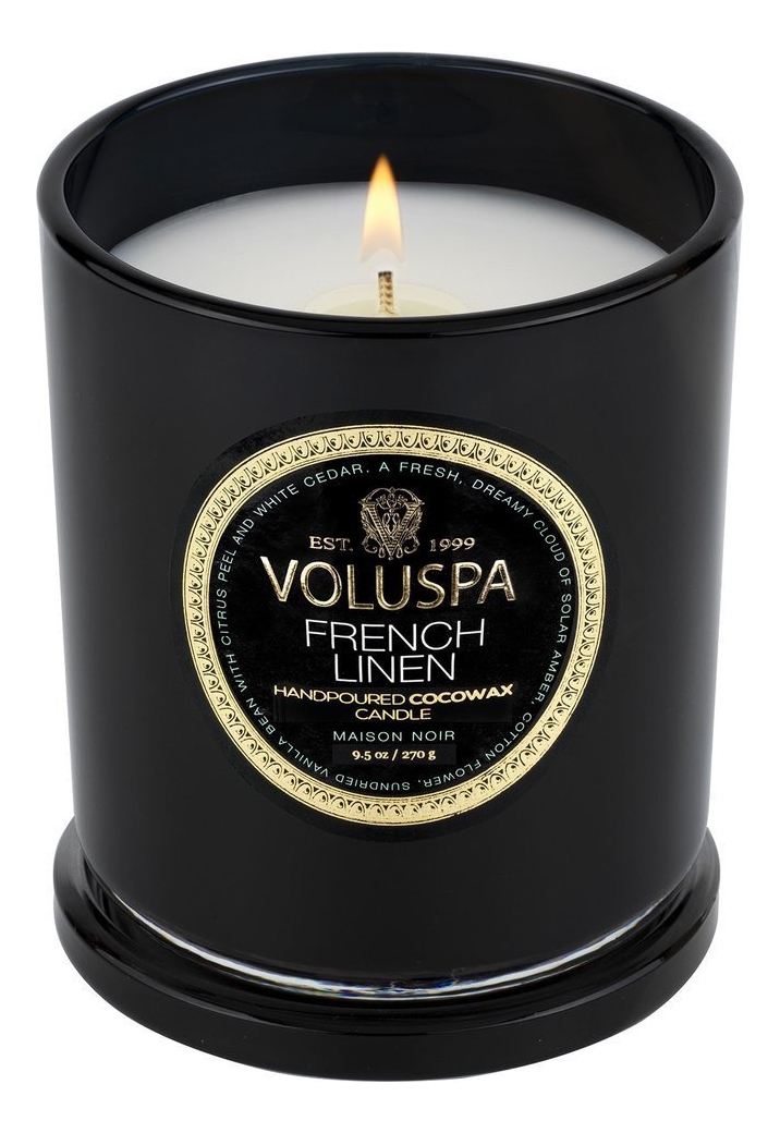 

Ароматическая свеча French Linen (французский лён): свеча в подарочной коробке 270г, Ароматическая свеча French Linen (французский лён)