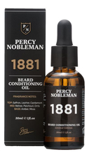 Percy Nobleman Масло для бороды 1881 Beard Conditioning Oil 30мл