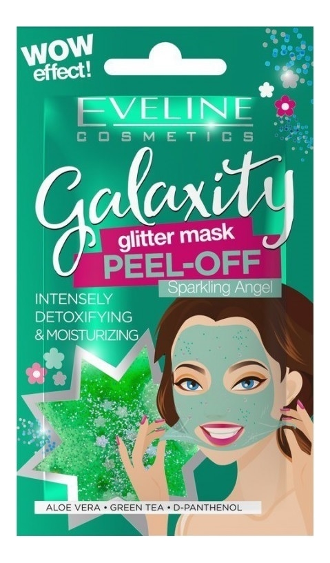 

Очищающая гелевая маска для лица с блестящими частичками Galaxity Glitter Mask Peel-Off Sparkling Angel 10мл