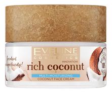 Eveline Мультифункциональный кокосовый крем для лица для сухой и чувствительной кожи Rich Coconut Multi-Nourishing Cream 50мл